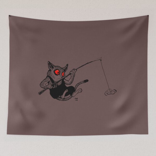Aperçu de l'œuvre Bush T-shirt bébéBush Baby Fishing créée et vendue par OkazaSaitama.