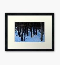 The approaching Darkness Framed Print