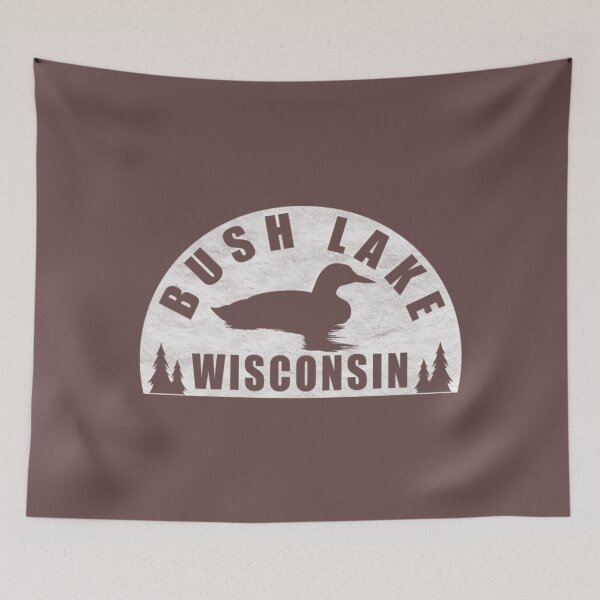 Item preview, Bush Lake Wisconsin T-ShirtBush Lake Northern Wisconsin Loon  designed and sold by OkazaSaitama.