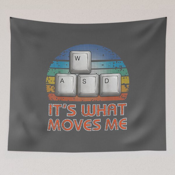 Item preview, WASD PC Gamer Video Gaming Men Vintage designed and sold by denoref.