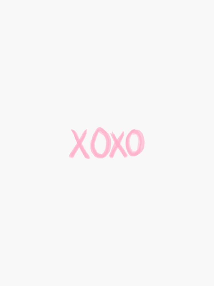 xoxo pink by stickerzaf