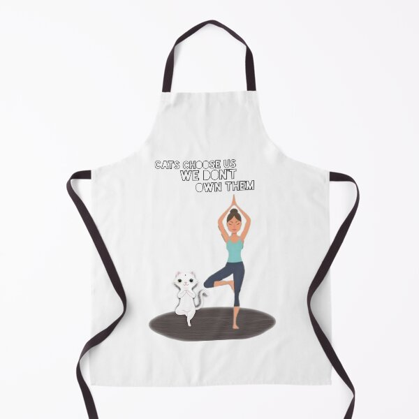 Item preview, Cats choose us we don_t own them, yoga cat designed and sold by PennysCrafts.