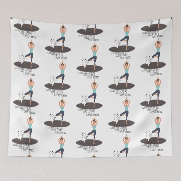 Item preview, Cats choose us we don_t own them, yoga cat designed and sold by PennysCrafts.