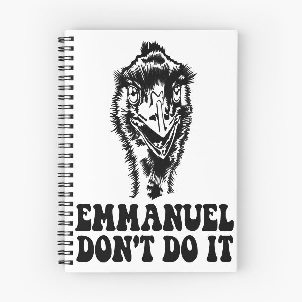 Item preview, Emmanuel don’t do it! designed and sold by katherinebower.