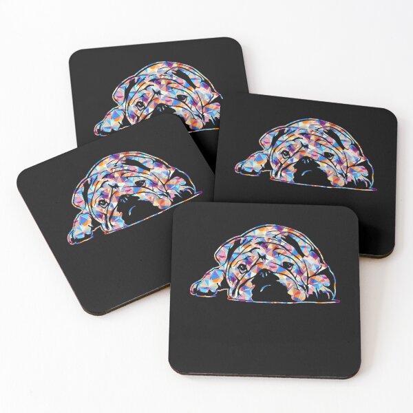 Item preview, Cool And Awesome English Bulldog Geometric designed and sold by UnknownArtistt.