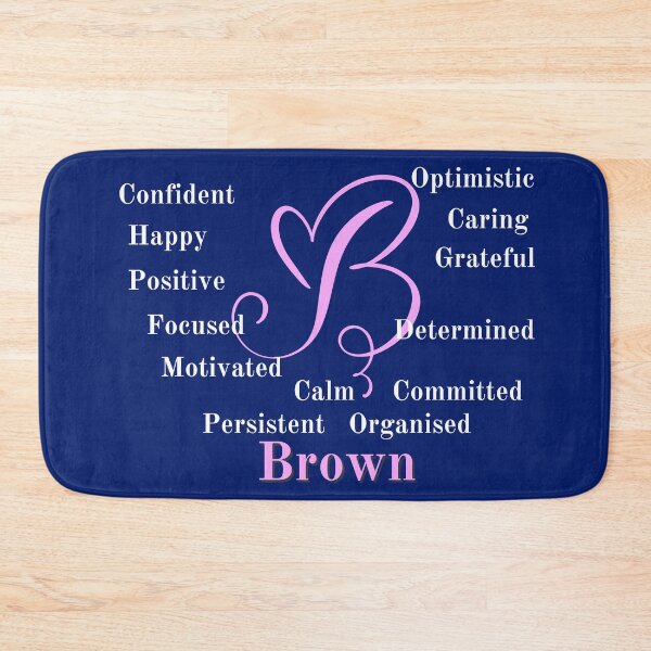 Item preview, Brown Family Monogram displays proud family characteristics designed and sold by Faelee.