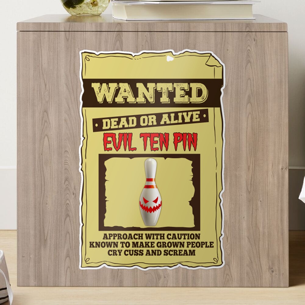 Bowling Wanted Evil Ten Pin For Bowler/ photo