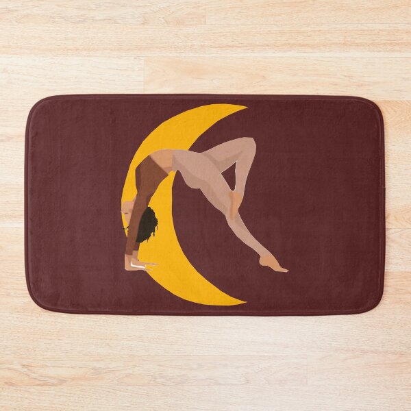 Artikelvorschau, Niedliche Halbmond-Yoga-Pose-Kunst entworfen und verkauft von PennysCrafts.
