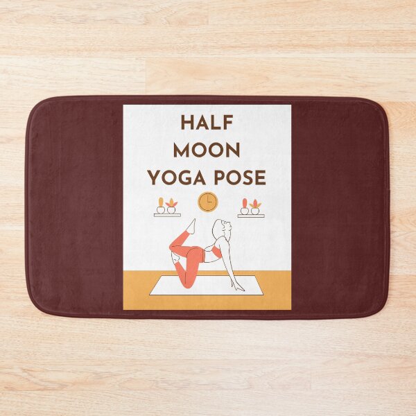 Artikelvorschau, Halbmond-Yoga-Pose entworfen und verkauft von PennysCrafts.