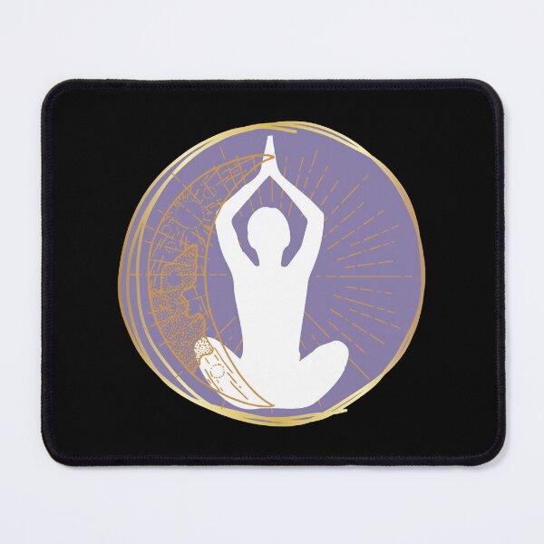 Item preview, Half moon yoga pose designed and sold by PennysCrafts.