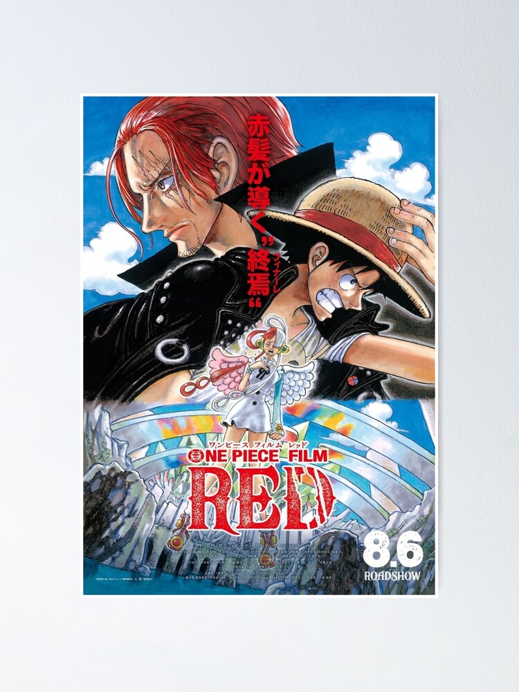 "One piece movie "Red" poster" Poster for Sale by sun7flower Redbubble