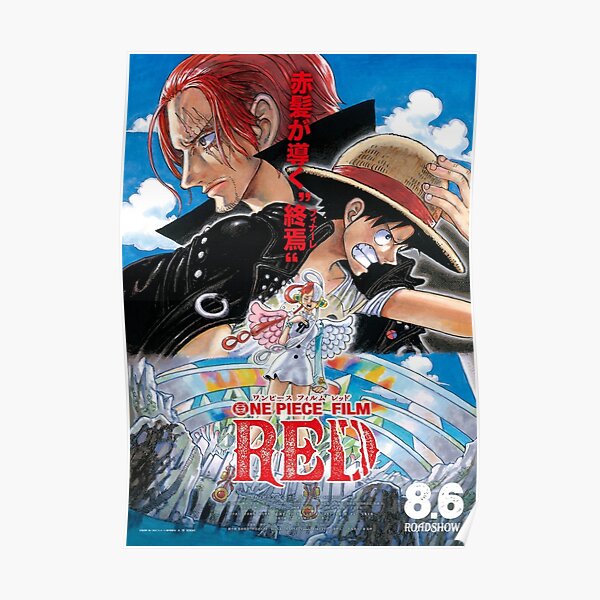 "One piece movie "Red" poster" Poster for Sale by sun7flower Redbubble