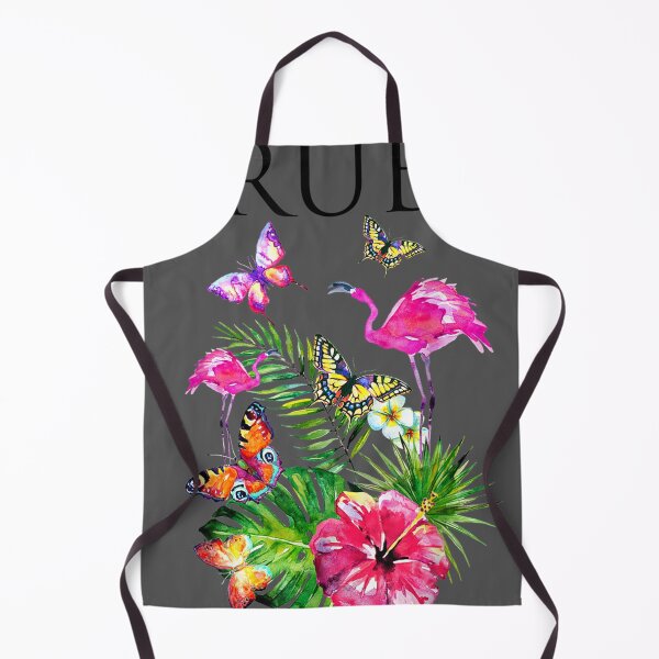 Item preview, Aruba flowers Paradise butterflies Hawaii print designed and sold by denoref.