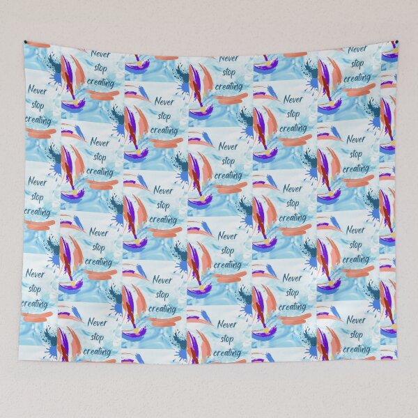 Item preview, Never stop creating and be unique  designed and sold by Arteartz.