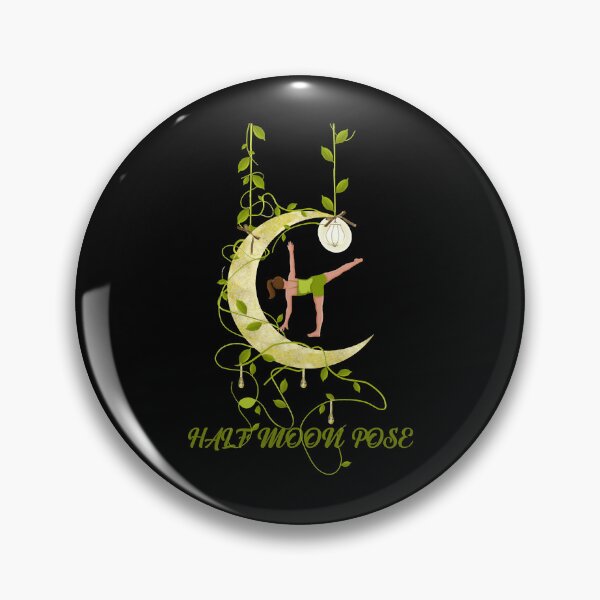 Item preview, Half Moon Yoga Pose Girl Making Shapes Sugarcane Pose Cool Spirituality Meditation Gift For Yoga Fam designed and sold by PennysCrafts.