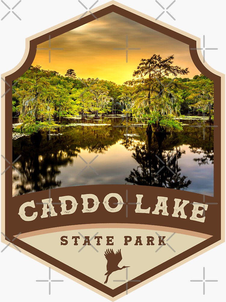 "Caddo Lake State Park, Texas" Sticker for Sale by positivpea Redbubble