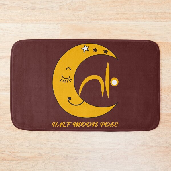 Artikelvorschau, Half Moon Yoga Pose Making Shapes With Yoga Pose Variations Cooles Meditationsgeschenk für Yoga-Liebhaber entworfen und verkauft von PennysCrafts.
