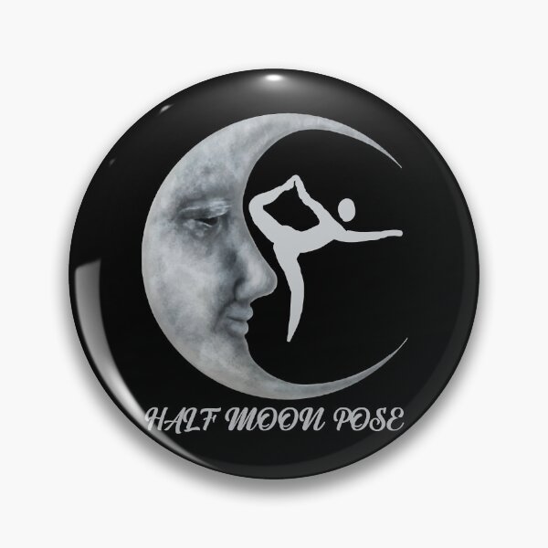 Item preview, Half Moon Yoga Pose Making Shapes With Yoga Pose Variations Cool Spirituality Meditation Gift For Yo designed and sold by PennysCrafts.