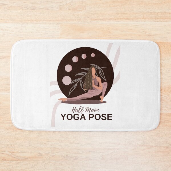 Artikelvorschau, Halbmond-Yoga-Pose, Eine coole Halbmond-Yoga-Pose, Yoga-Liebhaber entworfen und verkauft von PennysCrafts.