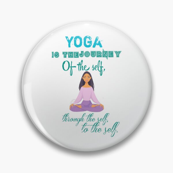 Item preview, Yoga is the journey of the self through the self to the self designed and sold by PennysCrafts.