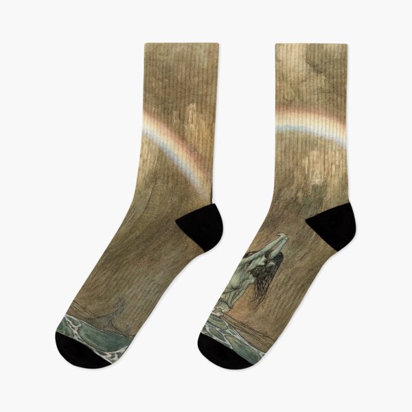 Item preview, Sirens and a rainbow from Wagner's Ring - Arthur Rackham  designed and sold by Vintage Designs +.