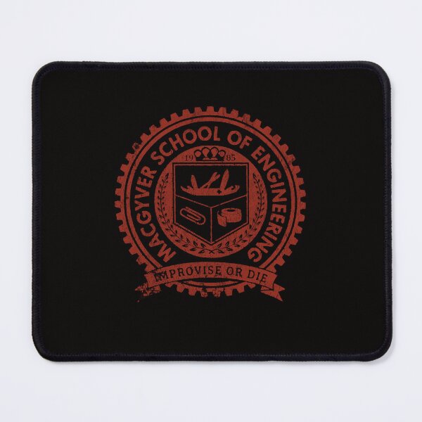 Item preview, VINTAGE - MacGyver School of Engineering Red designed and sold by SusanneLeroy.