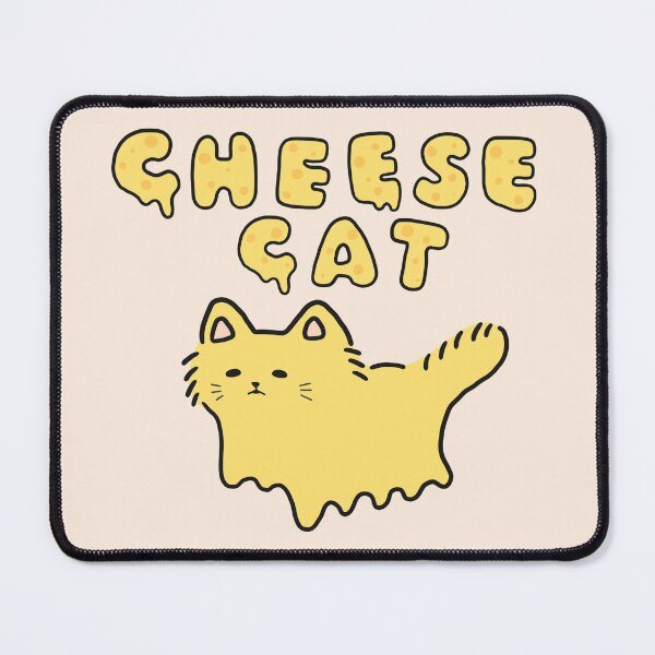 Item preview, Cheese Cat Neko Kawaii Melting Cat Meme Funny Food Logo Art designed and sold by Marinaaa010.