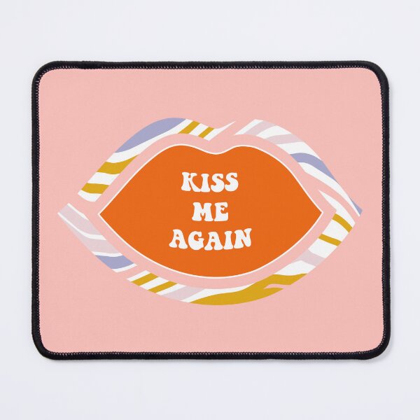 Item preview, Kiss me again lettering. Vintage art-prints. Quote design. designed and sold by CoCoArt-Ua.