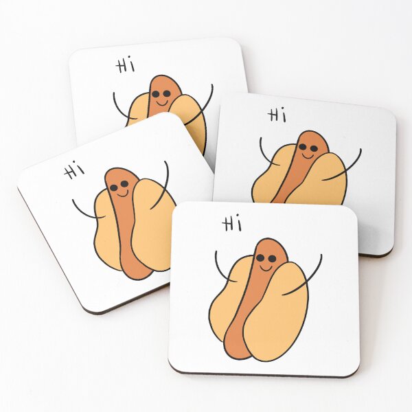 Item preview, Happy Hotdog designed and sold by DancingFoxArt.