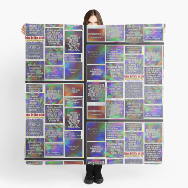 Rainbow Web Memes Scarf
