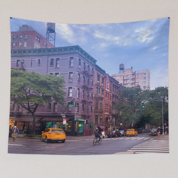 Item preview, Street Yellow Cab Tank Upper West Side Manhattan NYC  designed and sold by eleonoraingrid.