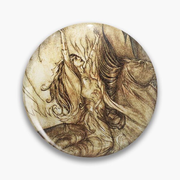 Item preview, Brunnhilde on Grane -  Arthur Rackham designed and sold by Vintage Designs +.