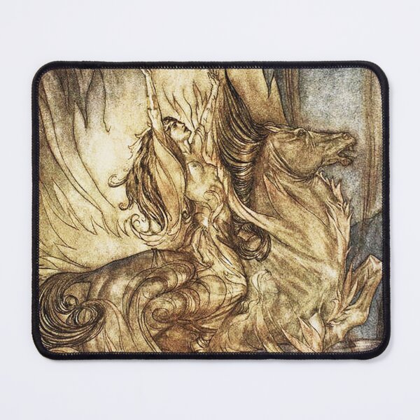 Item preview, Brunnhilde on Grane - Arthur Rackham designed and sold by Vintage Designs +.