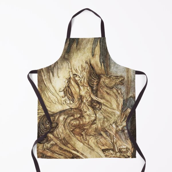 Item preview, Brunnhilde on Grane - Arthur Rackham designed and sold by Vintage Designs +.