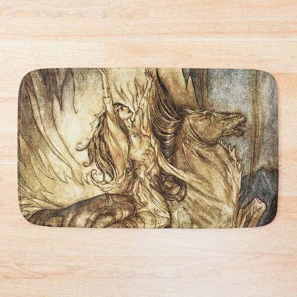Item preview, Brunnhilde on Grane -  Arthur Rackham designed and sold by Vintage Designs +.