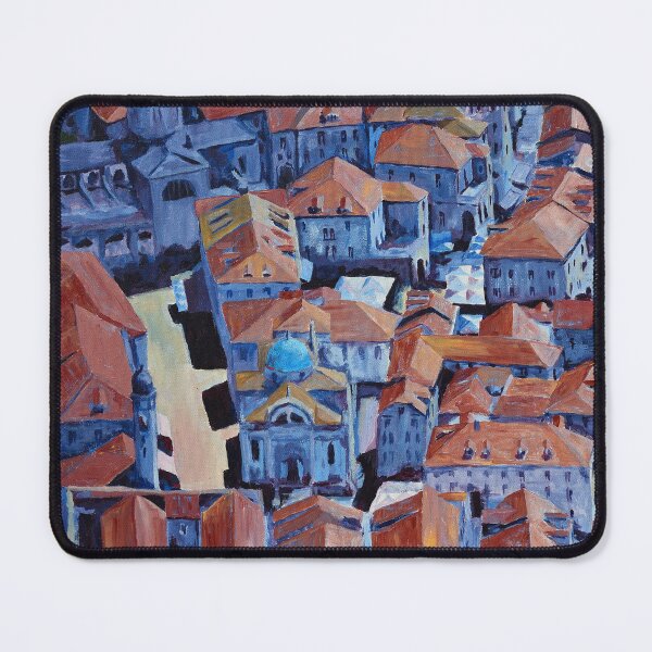 Item preview, Acrylic Painting of Dubrovnik Old Town From Above. designed and sold by Umdash919.
