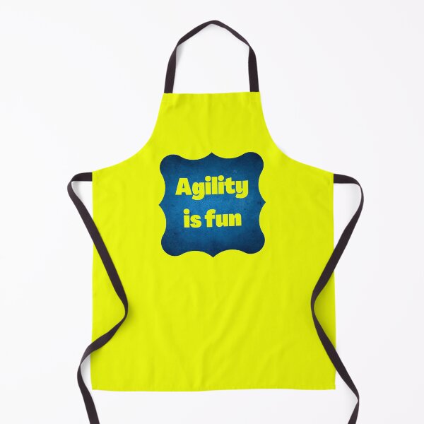 Item preview, Agility is fun in yellow and blue for agility and dog enthusiasts designed and sold by PausePapote.