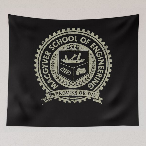 Item preview, VINTAGE -  MacGyver School of Engineering  designed and sold by SusanneLeroy.