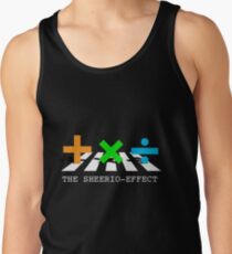 Sheerio-Effect Design Crosswalk Tank Top