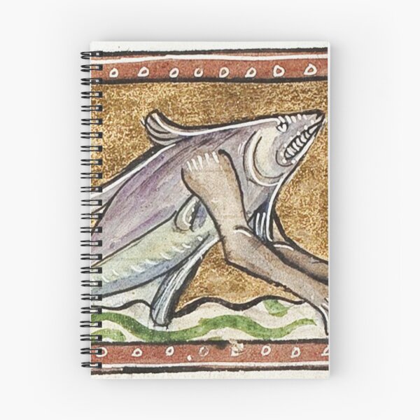 Aperçu de l'œuvre Medieval fish with arms créée et vendue par Vintage Designs +.
