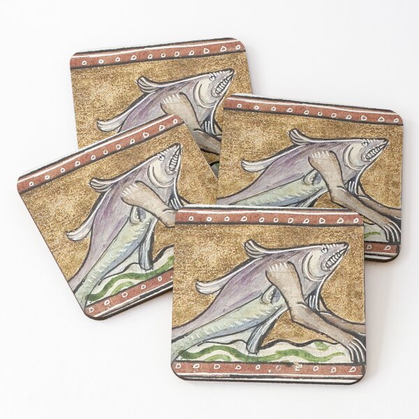 Item preview, Medieval fish with arms designed and sold by Vintage Designs +.
