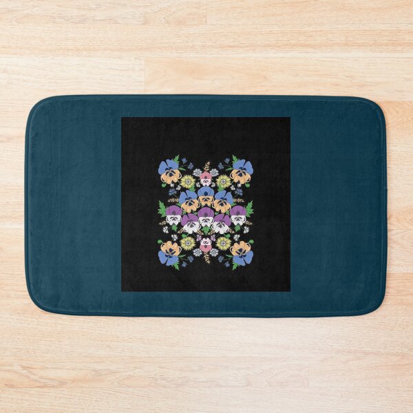 Item preview, Pansies Floral Vintage Gardening Ukrainian Vyshyvanka Style Chiffon Top designed and sold by SkryniaCA477.