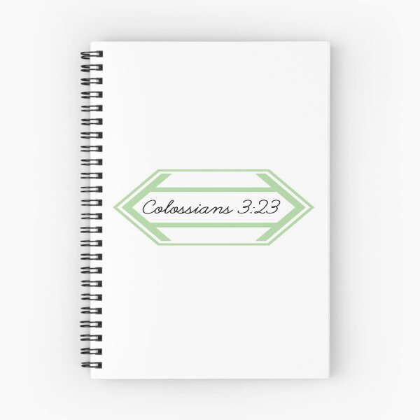 Item preview, Colossians 3:23 Scripture Geometric Green Design designed and sold by caleighrb.