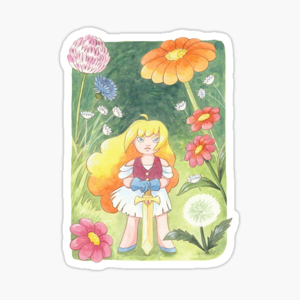 La Gardienne des Fleurs Sticker
