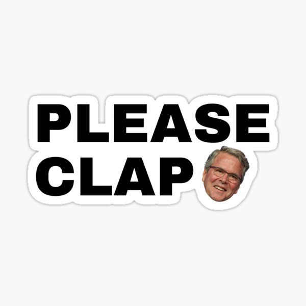 Please Clap Sticker