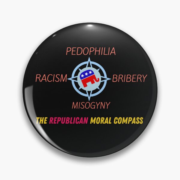 Item preview, The Republican Moral Compass Bumper Stickers | Fuck The Gop Stickers designed and sold by sugarcube1999.
