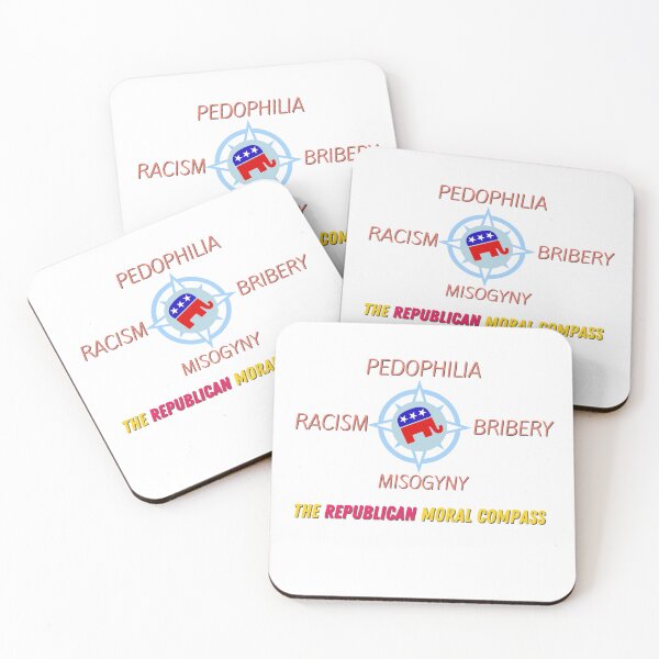 Item preview, The Republican Moral Compass Bumper Stickers | Fuck The Gop Stickers designed and sold by sugarcube1999.