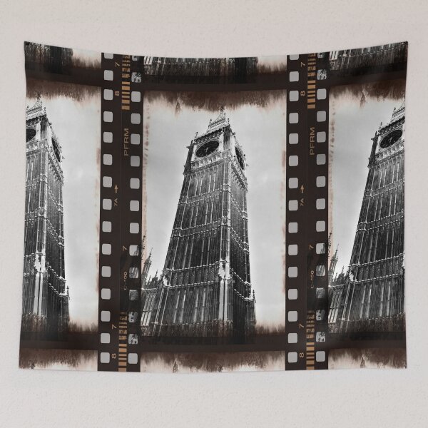 Item preview, Big Ben Clock Tower London film negative  designed and sold by nikstol.