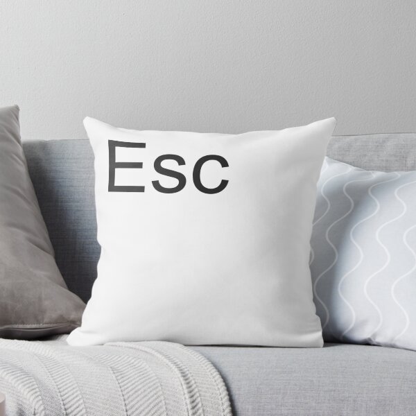 Artikel-Vorschau von Esc Kissen in Weiß, designt und verkauft von cainstir02.