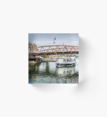 Erie Canal Cruise Acrylic Block